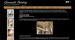 Desktop Screenshot of giovinettipainting.com
